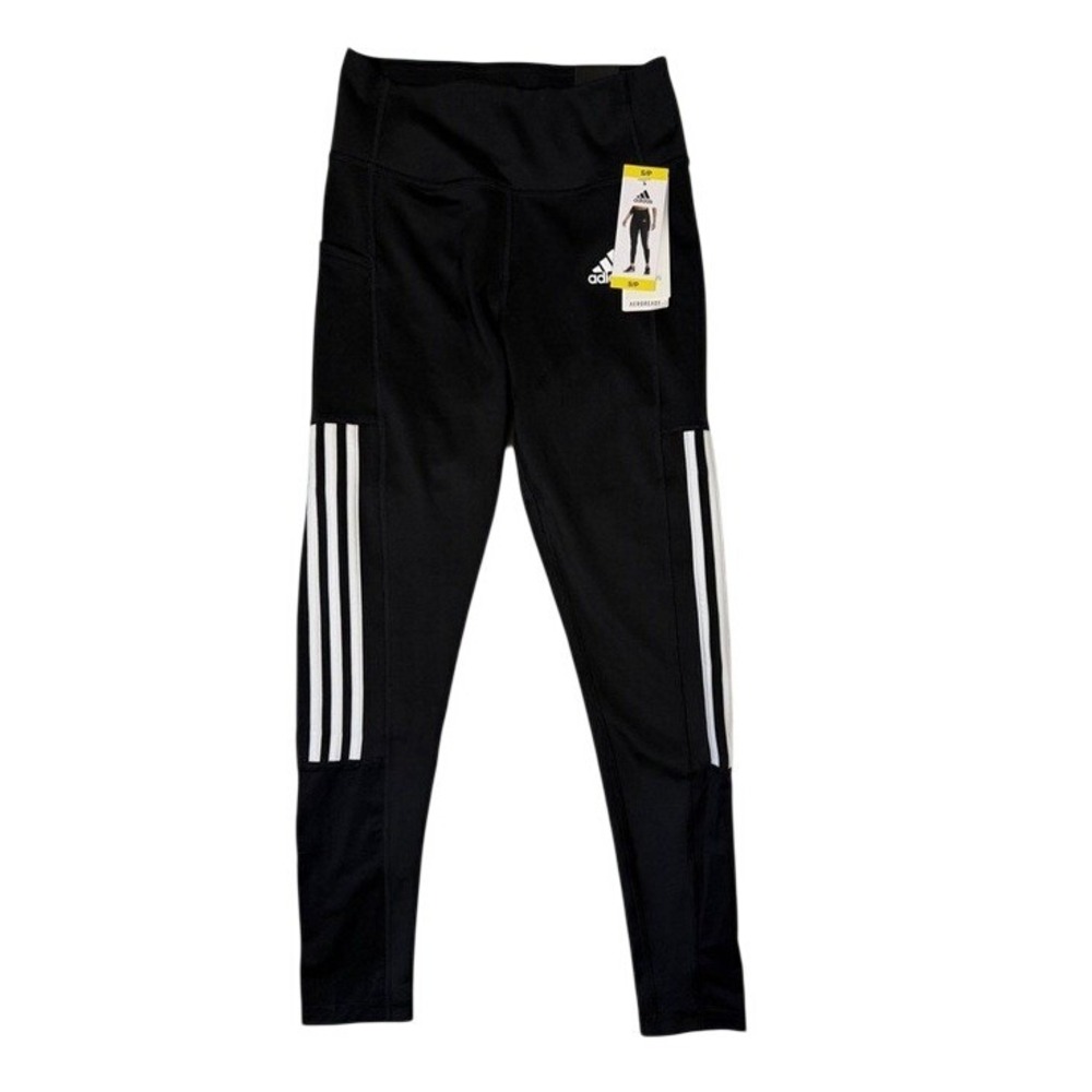 Adidas Womens‎ Primegreen Aeroready High Rise 7/8 Leggings Black H39892 Size S